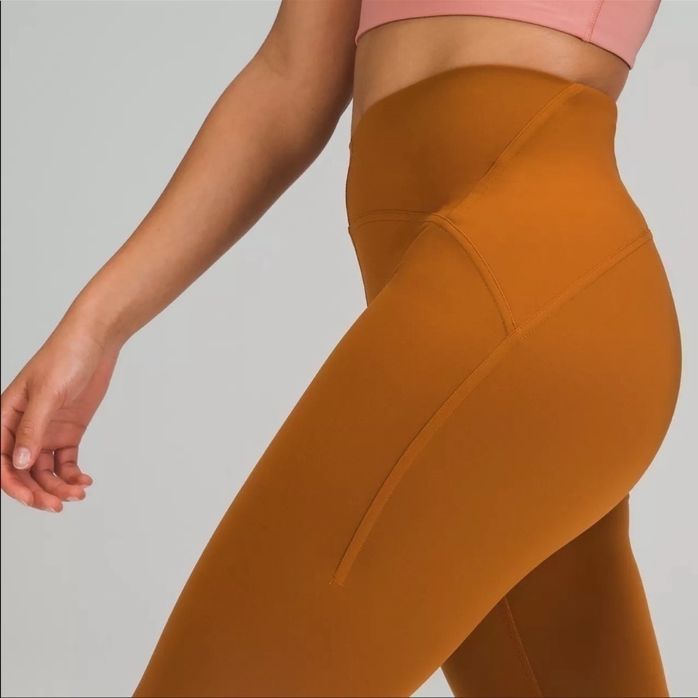 Lululemon Women's InStill High-Rise Tight 24” Butternut Brown Size 0 Fall